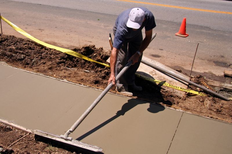 Sidewalk Concrete Construction
