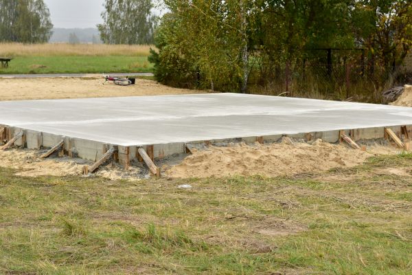 Concrete Base Installation in Independence