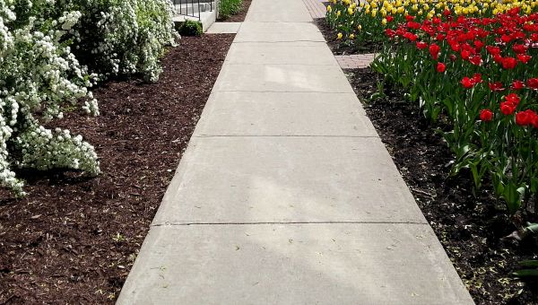 Cement Sidewalk Installation in Independence