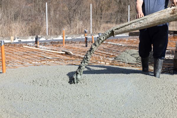 Pole Barn Slab Pouring in Independence