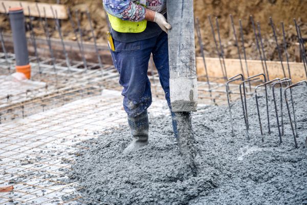 Cabin Foundation Pouring in Independence